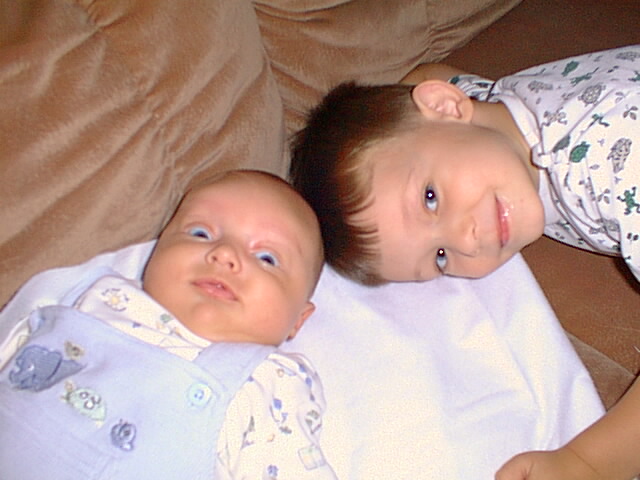 Timmy loves his little brother Elijah.