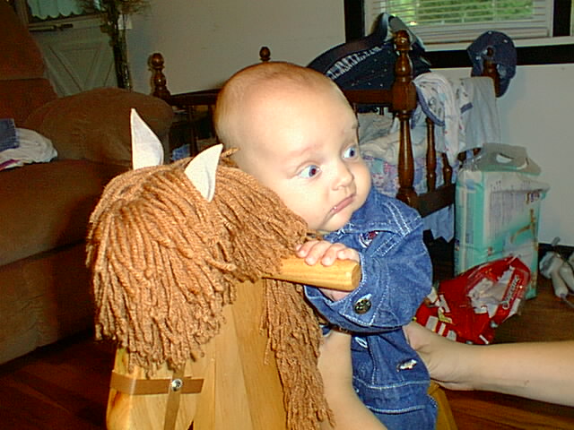 I supposed to do what with this horse?