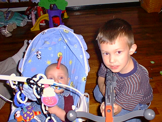 Hmmm...wonder who shot Elijah with the dart gun??