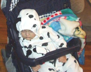 Elijah was one worn out puppy :)