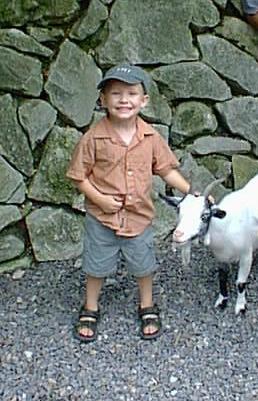 Look at my new best friend -- Mr. Goat :)