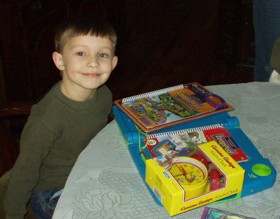Thank you for my Leap Pad & alarm clock Grandma Tena.
