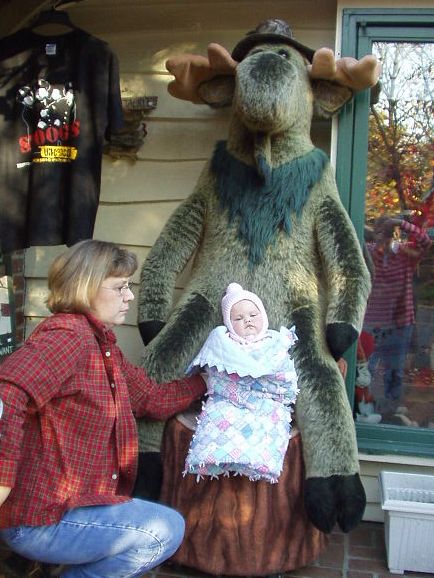 Mary and Mamaw both looked thrilled! I'm in the picture too :)