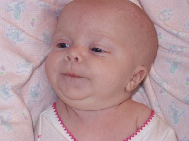 At least that is what it looks like she is doing.