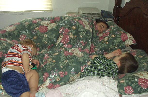 This is what happens when Mary and I are gone for the afternoon :)