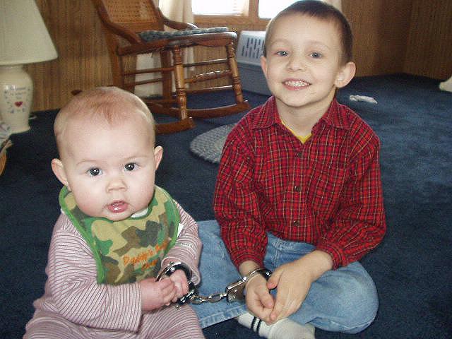 when you are cuffed to a 6 month old :) hehe