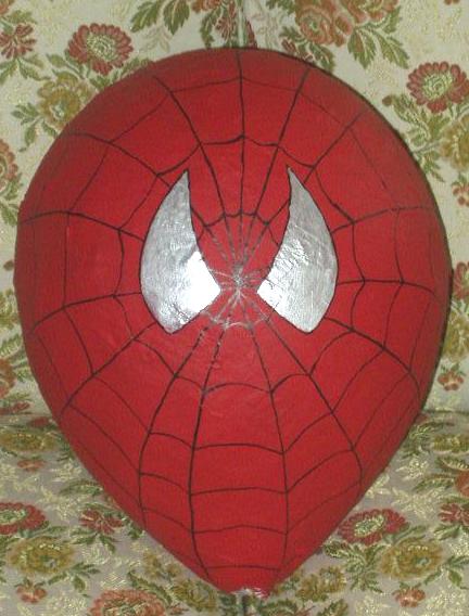 I made this spider-man piñata for Elijah's birthday. It kinda hurts when they beat it with a stick :(