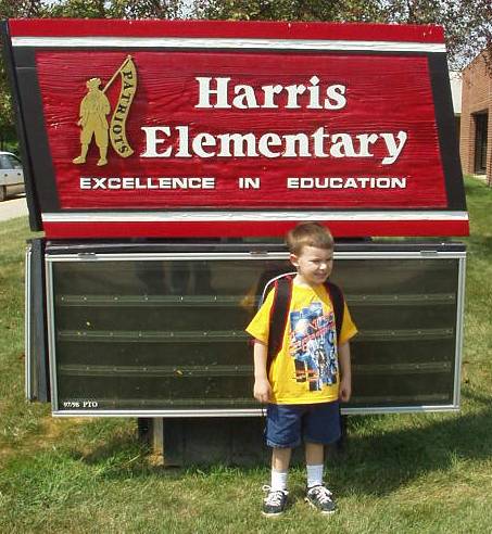 I think the sun was a little bright for Timothy :) hehe