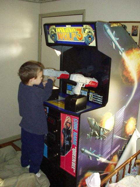 'Santa' brought this to Timmy. As one of Santa's helpers I have to say that the darn thing was REALLY heavy. Nathan wanted to take it upstairs - but, I barely lifted it onto the porch.