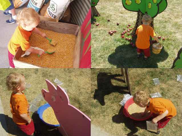 As you can see..Elijah was very busy at the fair!