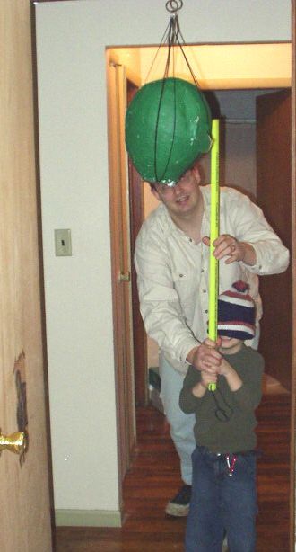 A little help from Daddy..