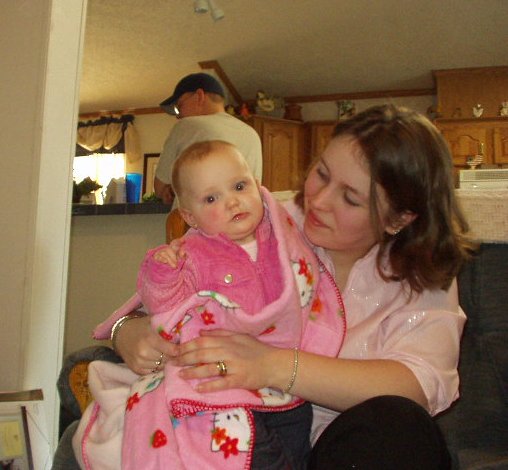 This blanket is soooo soft. Thank you Aunt Joni!!