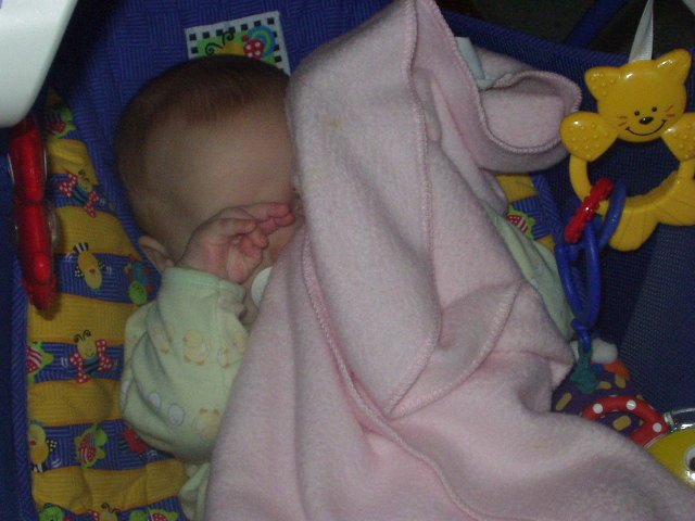 Abigail is trying to hide from me :)