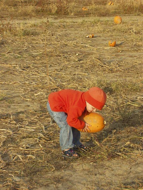 Oh, Mommy...this is really heavy!