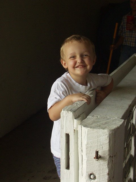 Elijah looks so cute in this picture.