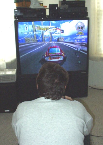 We let Daddy play our game :)