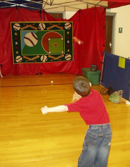 Timothy has a good arm :)