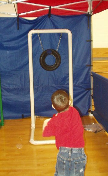 Timothy has a good arm on him :)