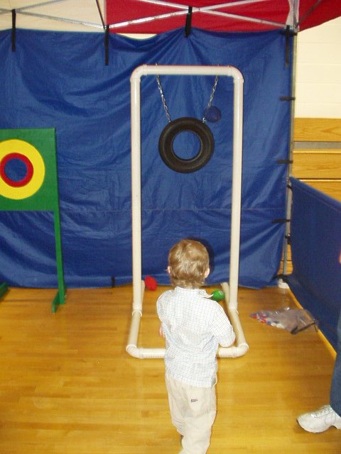 Elijah threw the ball just a little to high.