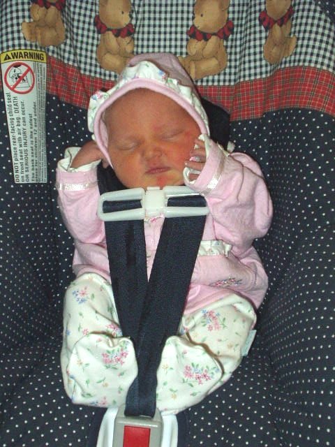 On my way home in my new outfit from Mamaw!