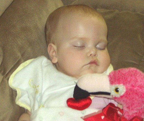 Mary is sleeping with Pinky :)