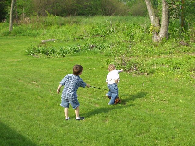 Elijah and Gabe ran into each other :)