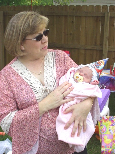 OOOhhhh...she's so cute with her party hat :)