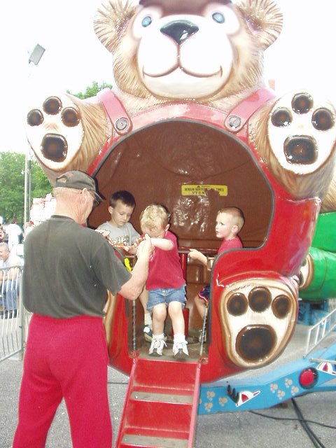 Elijah actually rode this with Timothy!!