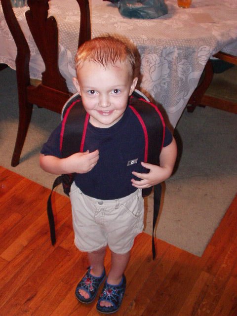 I'm ready to go to pre-school!!