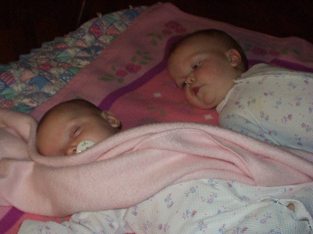 Abigail is out for the night...we didn't know that Mary was going to stay up until 2A.M.!!!!! and then get up early !!!!