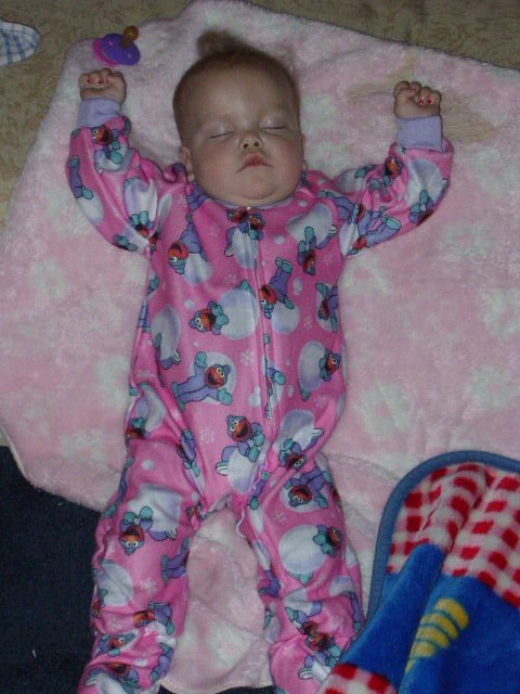 Mary looks relaxed :)