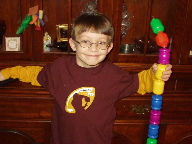 Timothy has new glasses...he looks soooo cute!