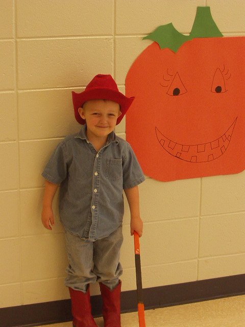 Timothy is talking to Spot before the show.