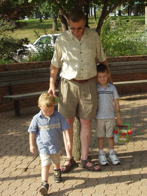 Thank you for letting us go to the Zoo with you Grandpa!!! Elijah is ready for a nap. (He and Timothy fell asleep after we left the zoo:)