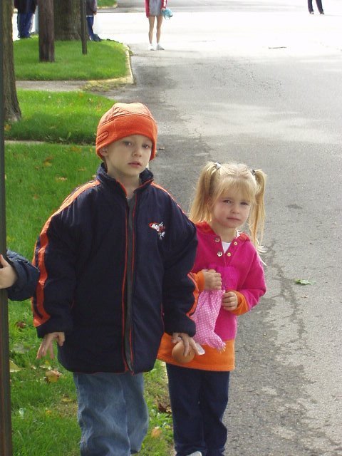 I'm guessing they are looking for the parade!