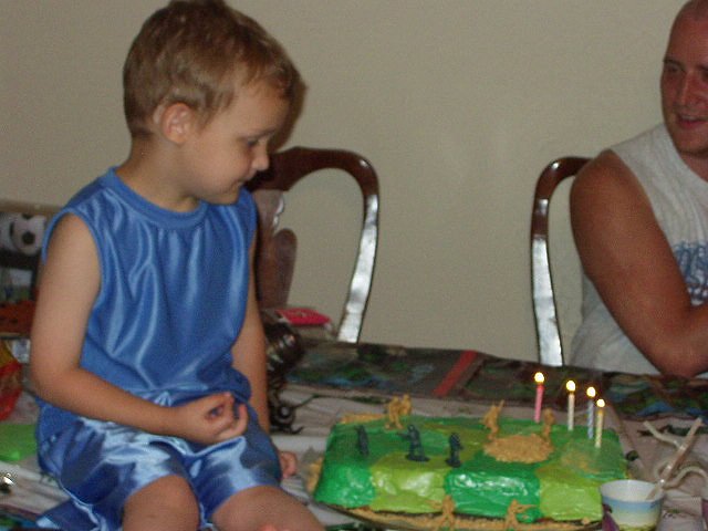 Elijah is ready to blow out those candles!!!!