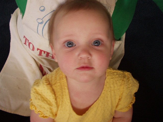 Look at those blue eyes :)