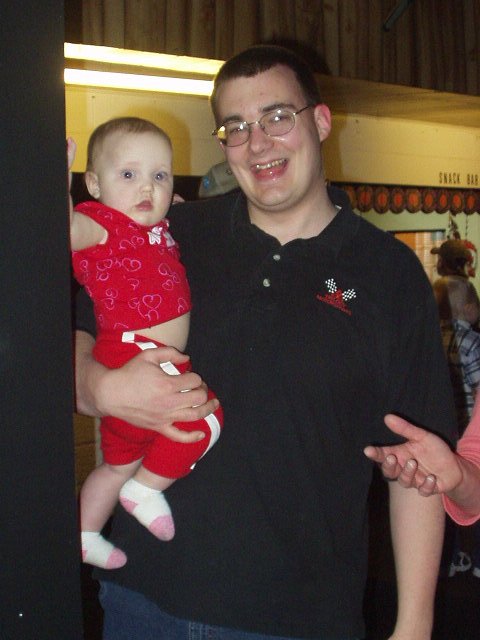 Abigail wants to take a ride with Daddy!