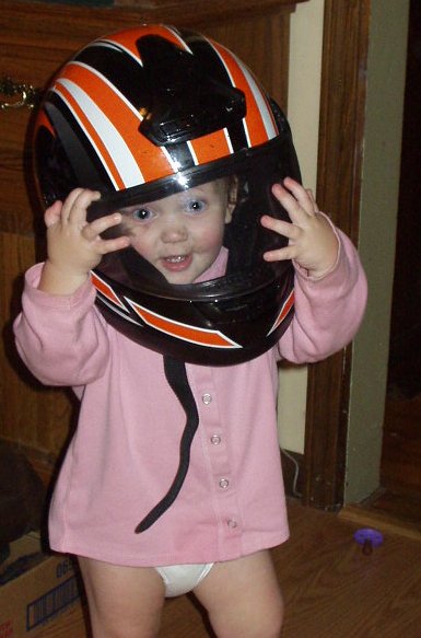 Come on Mommy... I am ready to RIDE!!!!