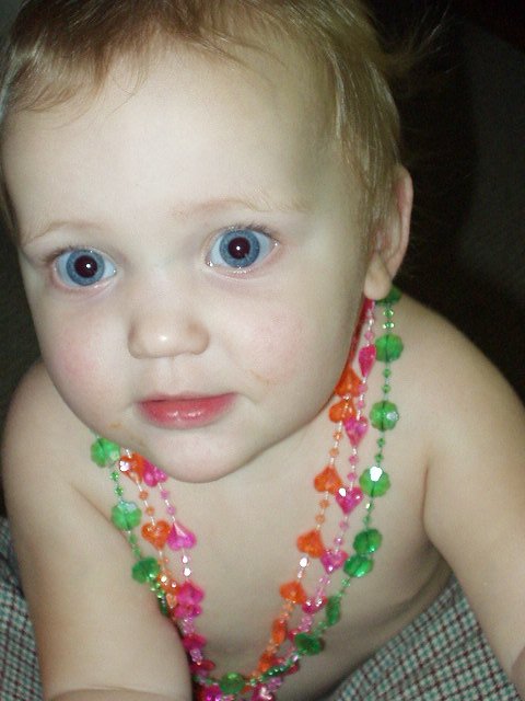 Abigail loves to dress up! She is a doll!!!!