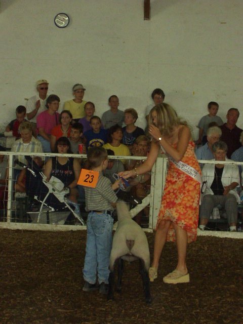 Timothy received a blue ribbon!!!