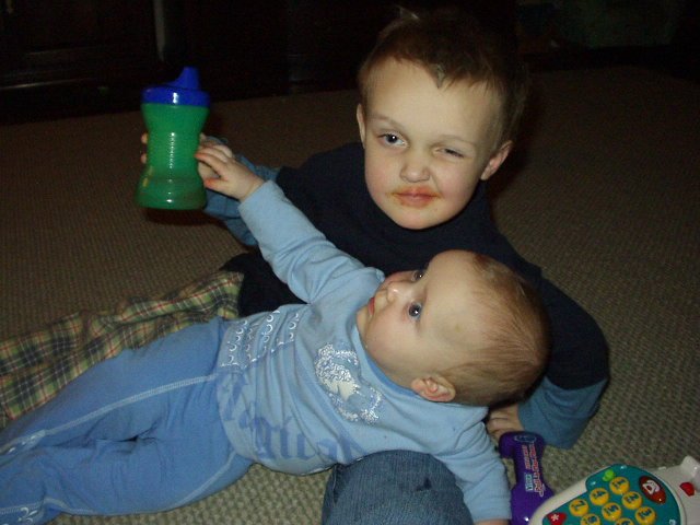 You don't be want'n to take a cup from a pirate with orange lips :)