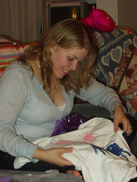 Aunt Joni really likes it!!!!! hehe