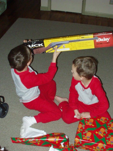 Oh..man! A real gun. I promise to be very safe!