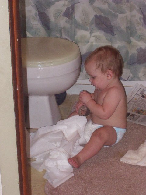 Guess what I caught Abigail doing?????????