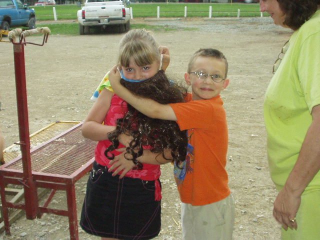 Brooke looks like she should be in the circus :)