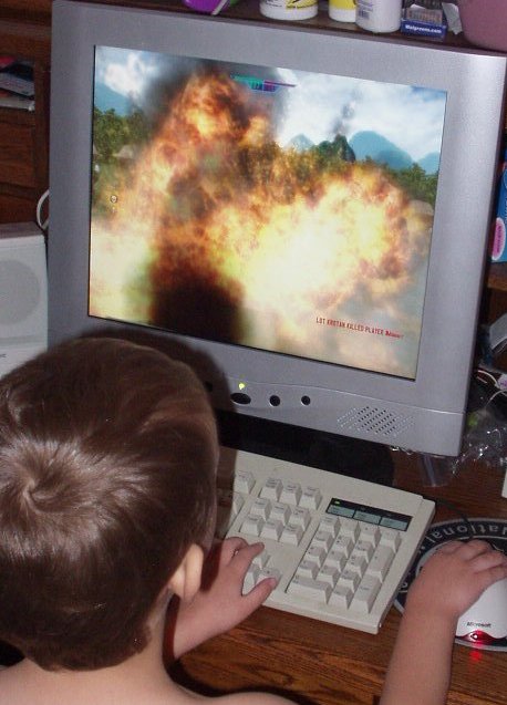 What did you do to the computer screen?????