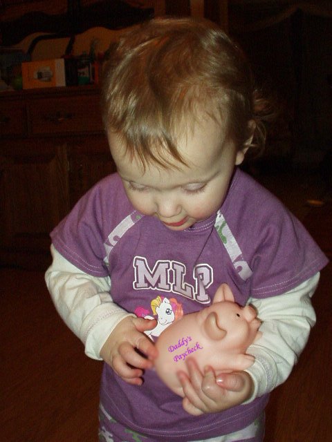 That's the last of Daddy's Paycheck!! 