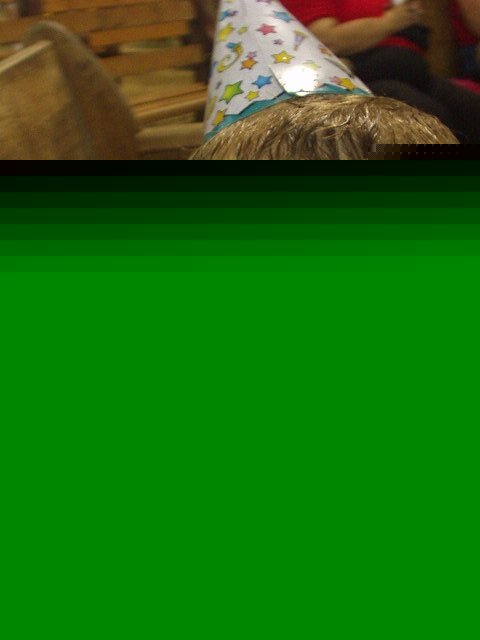 Elijah was just a little bit wet :) hehe...just a little...