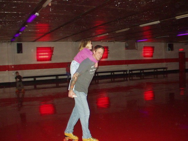 Becca went for a ride with her Daddy!